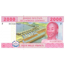 P508F Equatorial Guinea - 2002 Francs Year 2000 (Various Signatures)